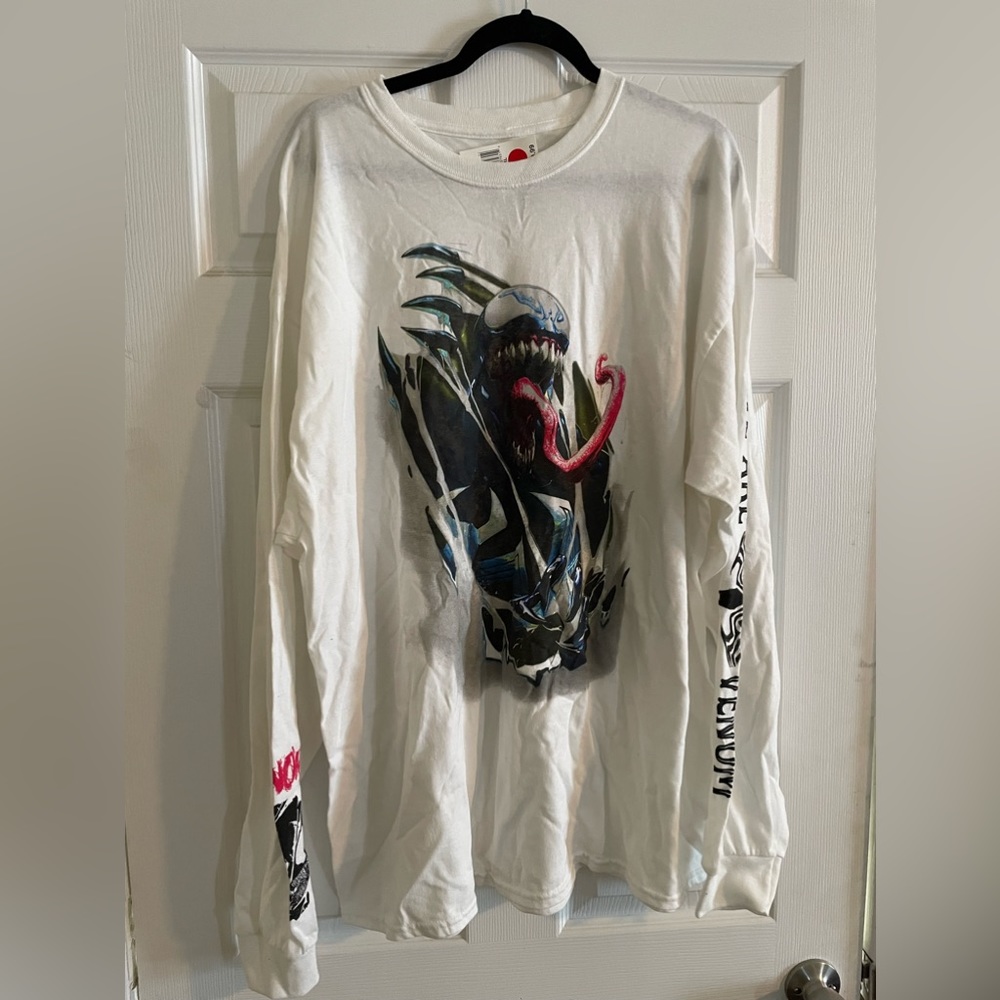 Venom - Men's Long Sleeve Marvel Graphic Tee